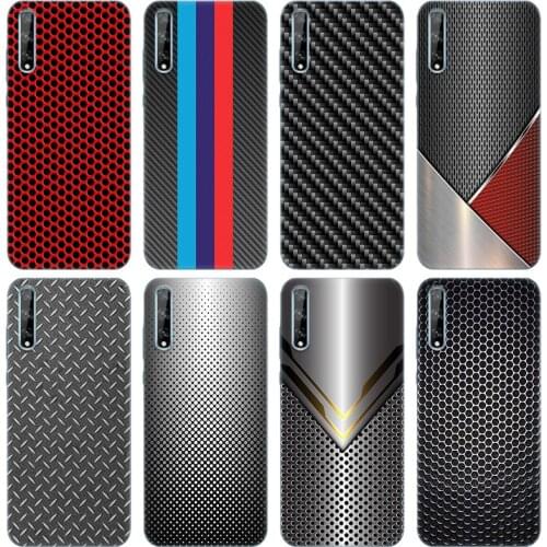 Carbon Venom structure Fiber Silicone Phone Case for Huawei Y5 Lite 2018 Y6 Y7A Y9A Prime 2018 Y9 2019 Y9S Y5P Y6P Y7P Y8P Cover