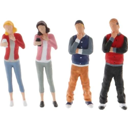 Resin 1:64 Tiny People Figures Diorama Scenes Scenario Model Figurines