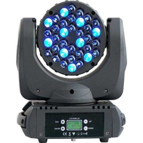 BIG DISCOUNT 36x3W Beam LED Moving Head RGBW DMX Stage Light Effect Light fixture for DJ Party Disco Nightclub Bar