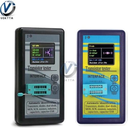 M328 Transistor Tester Mega328 Multi-purpose Thyristor Capacitance Resistor Inductance Meter TFT 128*160 LCD Display