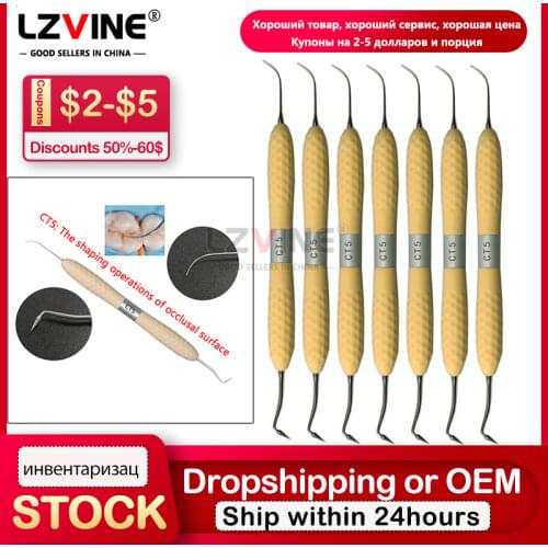 InstrumentS dental dentistaDental Lab Wax Plaster Carving Stainless Steel Colorful Set on stone model work like lm