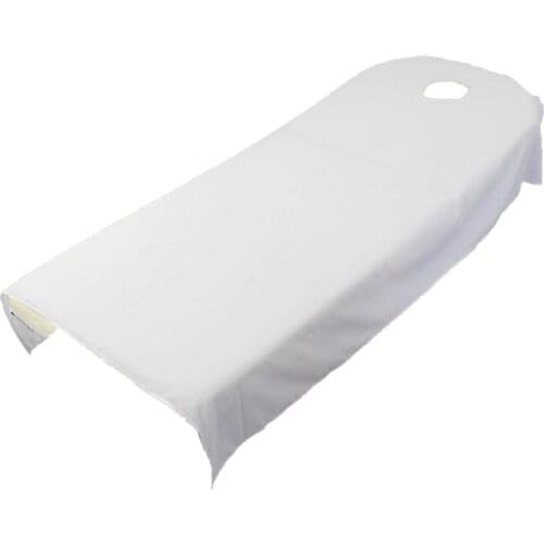 120cm*190cm SPA Massage Treatments Bed Table Cover for Beauty Salon Couch Sheets With Breath Face Hole, 9 Colors Available