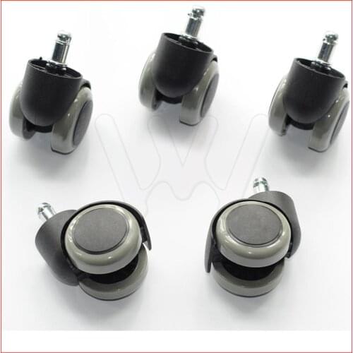 5pcs/set Threaded Ball caster Office Computer Chair Pulley wheel sliding dentist office chair accessories