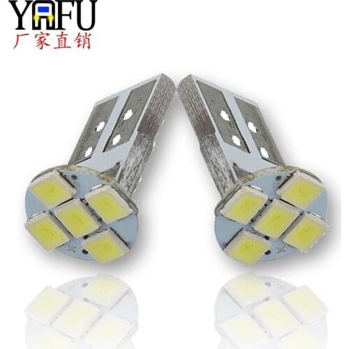 Car Led T10-5smd 2835 5 Lamp Car Side Lamp License Plate Lamp Interior Lamp Instrument Lamp Car Accessories Car Led Light