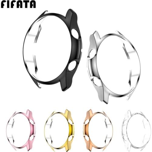 FIFATA Plating Case Cover For Samsung Galaxy Watch 3 41mm 45mm Bumper PC Cases Frame Protector Shell Watch3 Smart Accessories
