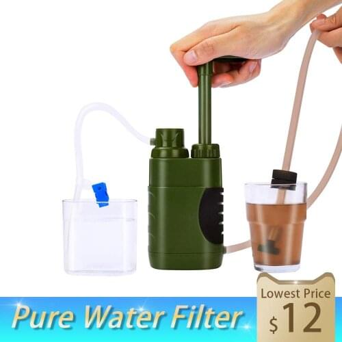 Water Filter Straw Replacement Filter Water Filtration Purifier for Outdoor Survival Emergency Camping Hiking Equipment