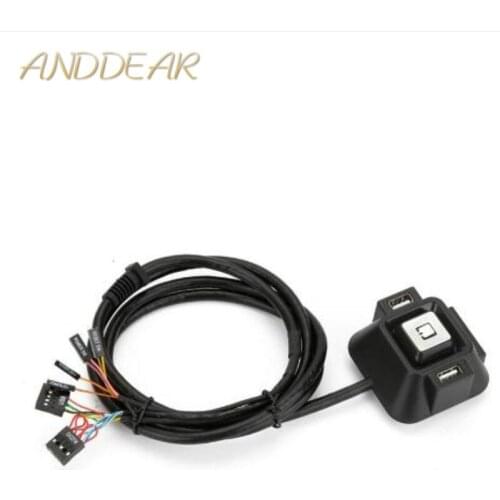 Korea styleDesktop PC Remote Controller Restart Computer power Switch PCI-E Mode usb on off switch Button with 2 USB ports