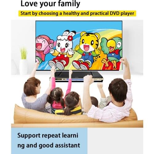 KYYSLB 220V100W AEP-969 Video Output USB Multi-frequency DVD Player with Optical Fiber HDMI Interface HD DVD Player Composite