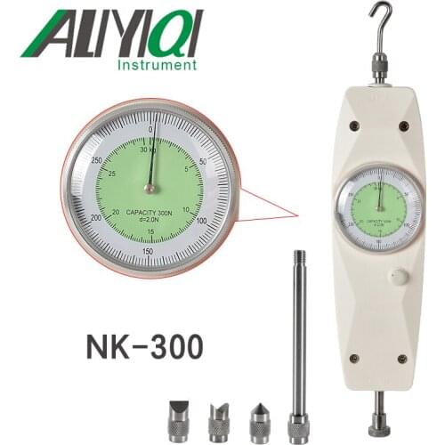 Free Shipping NK-300 300N Analog Push Pull Force Gauge Dynamometer Measuring Instruments High Quality Dynamometer