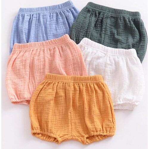 Hot~Brief Style Elastic Waist Baby Lantern Shorts/Baby Safety Trousers 3014