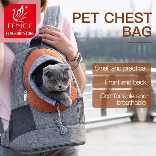 Pet Cat Carrier bag for Small Dogs Cats Breathable Backpack Outdoor Bag Portable Travel Front Bag Mesh Backpack Head
