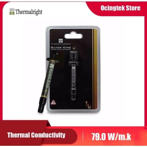 Thermalright Silver King 1g/3g Graphics Card CPU GPU Cooling Liquid Metal Thermal Paste Cooling Fan Thermal Grease 79W/m.k