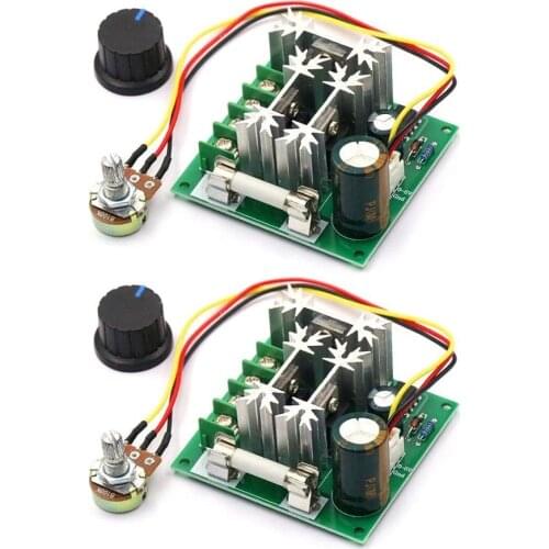 Upgraded 6V-90V 15A DC Motor Pump PWM Speed Controller 16KHZ Regulator Module Board