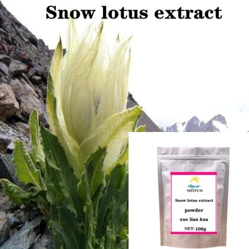 High quality pure natural snow lotus extract powder 10:1 extract powder, snow lotus concentrate powder, free shipping