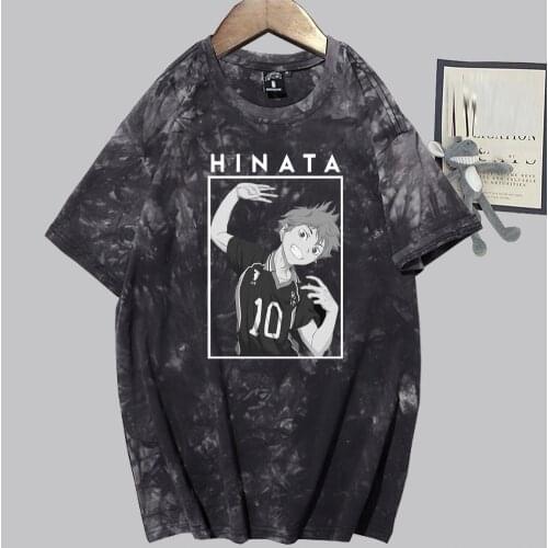 Japanese Anime Haikyuu T Shir Short Sleeve Hip Hop Tshirt Male