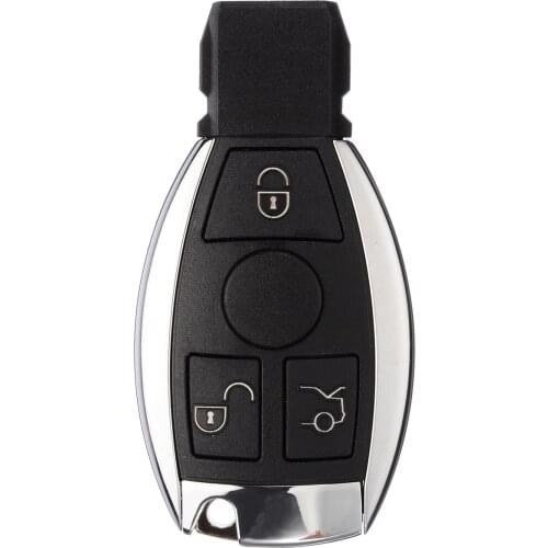 1pc Car Styling 3 Buttons Remote Key Fob 433MHz BGA With Chip For Mercedes Benz 2000+ Key Replacement