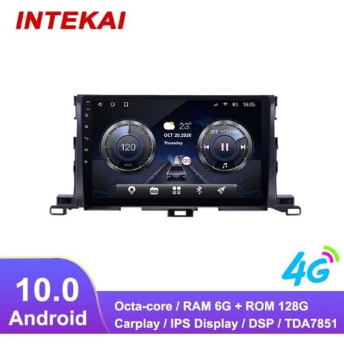 10.1"Android 10.0 Car Radio GPS Navigation autoradio multimedia player for Toyota Highlander 2014-2018 head unit stereo