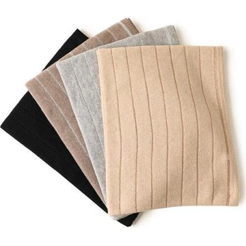 100%cashmere clips bright yarns striped knit women big scarf shawl pashmina 70x180cm 3colors wholesale retail