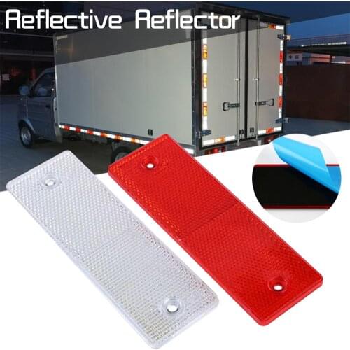 5 PCS Truck Trailer Car Bike Reflective Warning Sticker Reflector Traffic Workplace Safety Luminous Night Sticker Tape Plastic