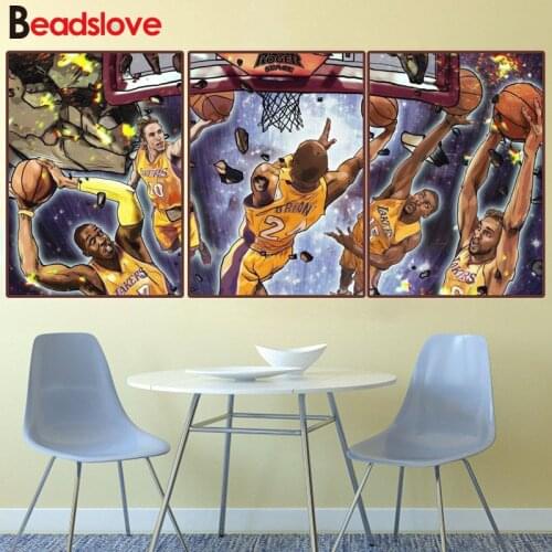 3D DIY diamond painting full round drills,Basketball game,Handcraft,Mosaic,Unfinished Diamond Embroidery,Home decoration