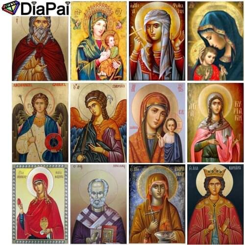 DIAPAI Diamond Painting 5D DIY 100% Full Square/Round Drill "Religious figure" 3D Embroidery Cross Stitch Home Decor