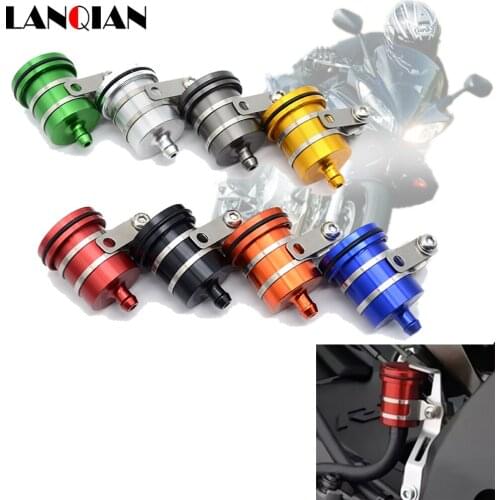 Motorcycle CNC Brake cultch Tank Fluid Reservoir Oil Fluid Cup For Honda yamaha Kawasaki ducati bmw benelli mt9 mt07 oil cup