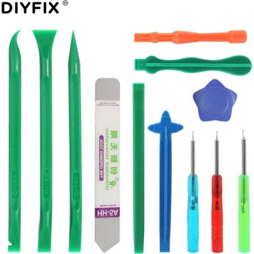 DIYFIX Professional Mobile Phone Repair Tools Kit Spudger Pry Opening Tool Mini Screwdriver for iPhone Cell Phone Disassemble