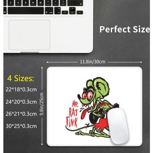 Mr. Rat Fink Mouse Pad DIY Print Cushion Rat Fink Mr Rat Fink Weirdo Kustom Kulture Hotrod 1960s Vintage Monster
