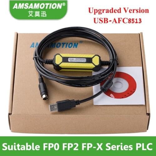 Updated Version USB-AFC8513 Cable Compatible Panasonic FP0 FP2 FP-X Series PLC Programming USB-AFC8503