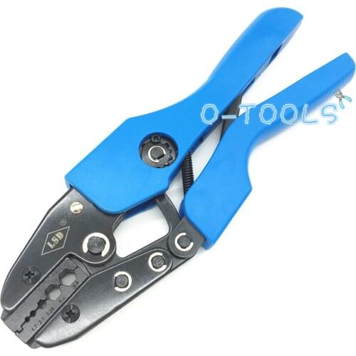 Coaxial cable ratchet crimping tool for crimper cable connectors 1.7/2.1/3.26/6.2/6.8mm AN-07 coax compression plier