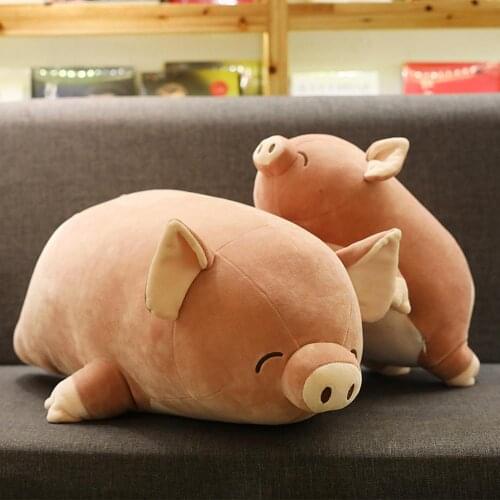 Cute Pink Pig Plush Toys fo Children Pig Doll Soft Fat Pig Pillow Cushion Kids Girls Birthday Gifts