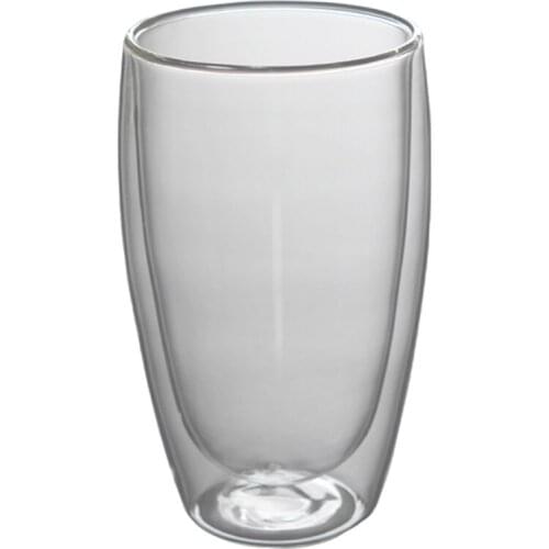 Glass Mugs Heat-resistant double glass transparent mug tea Milk cup