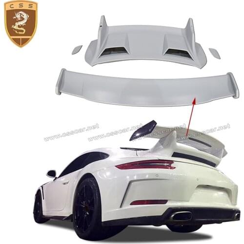 GT3 Style Rear Spoiler For Porsche 911 991.2 Carbon Fiber Rear Wing Spoiler Auto Car Rear Lip CF Spoilers