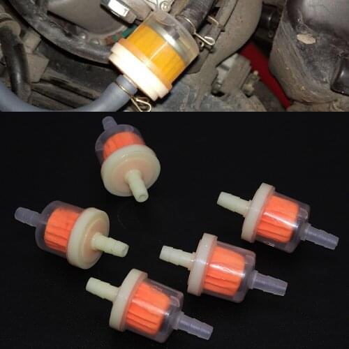 JEAZEA 5x Universal Magnet Petrol Gas Fuel Gasoline Magnetized Oil Cup Filter for Scooter Motorcycle Moped Dirt Bike ATV Go Kart