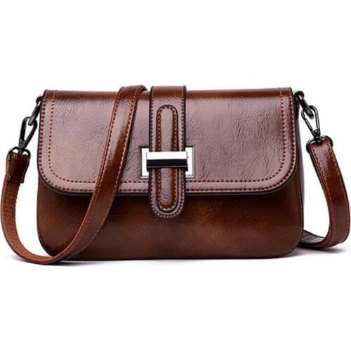 Vintage 3-in-1 Crossbody Bags For Women Messenger Bags 2019 Leather Luxury Handbags Women Bags Designer Sac A Main Femme