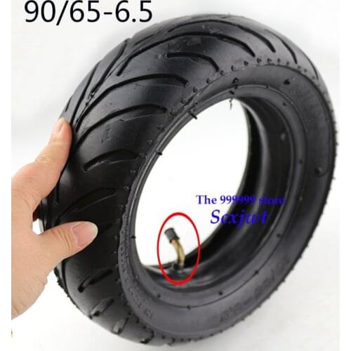 High Quality 90 / 65 - 6.5 Front Tire& 90/65-6.5 Inner Tube Tyre Bent Valve Fits 49cc Mini Dirt Bike E Scooter Mini Moto