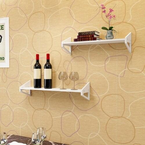 1 Set of 3 Floating Wall Shelves Bookshelf Display Wall Shelf Storage Rack White