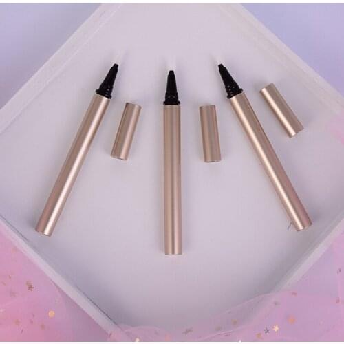1PC Tube Empty Eyeliner Transparent Suqare Cosmetic Container Liquid Eyeliner Bottle With Brush Cap