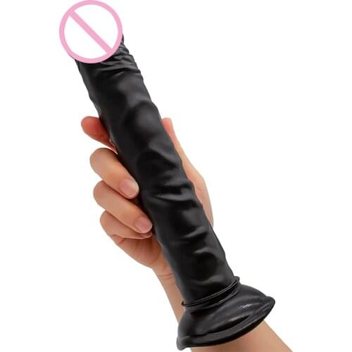 Skin Realistic Penis Super Long Dildo Healthy PVC Flexible with Powerful Suction Cup Artificial Penis Female Masturbator Sex Toy