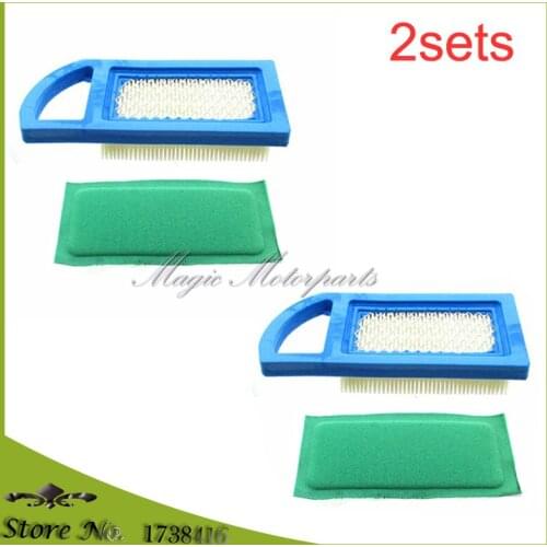 2x Air Filter For Briggs & Stratton 613022 650821 697152 698413 797007 794421 5079 4213 697292 4212 21A902 21A907 21A977 21B902