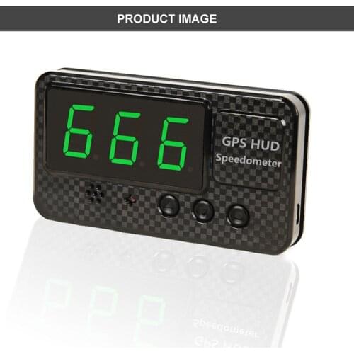 3" Car Digital GPS Speedometer Head Up Display Overspeed MPH/KM/H Warning Alarm