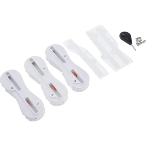 3pcs Premium Fusion 9° Fin Box Set Surfboard Fins Surfing Plugs Adapter Base