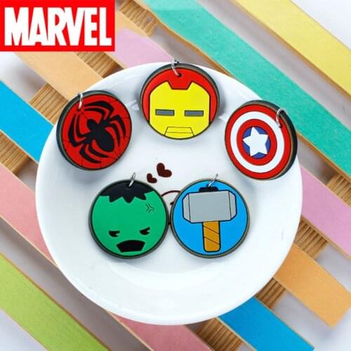 3cm The Avengers DIY Soft Rubber Accessories with Iron Ring Disney Spiderman,iron Man,Captain America,Thor,Hulk,Master Yoda,BB-8