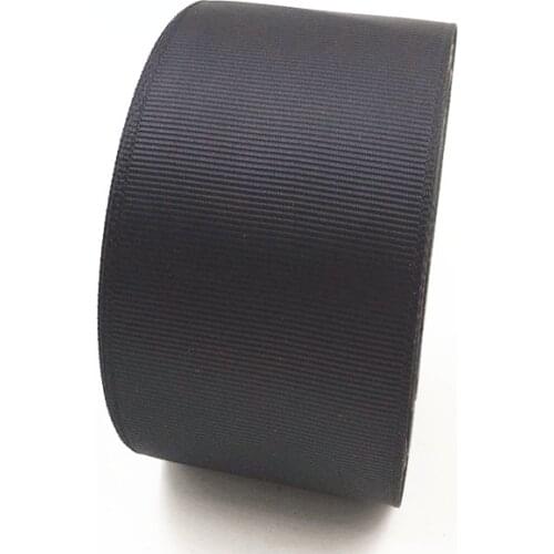 5 yard/lot) 50mm 5cm black Grosgrain Ribbon Wholesale gift wrap Christmas decoration ribbons