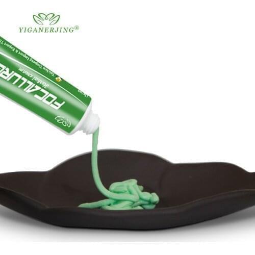 50pcs NO BOX YIGANERJING FOCALLURE Body Psoriasis Cream Dermatitis Eczematoid Eczema Ointment Treatment Psoriasis Balm 15g