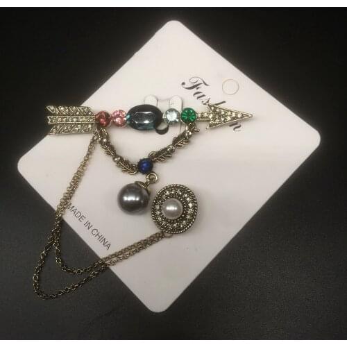 Pins and Brooches Teacher Gifts Antique Brooch Designer Goth Space Pin Broach Women Costume Jewelry Small Rhinestone Accessories