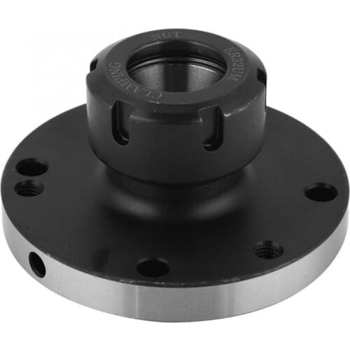 ER32-100mm(72mm)/ER40-100mm(72mm) straight hole type collet chuck with back plate, use ER collets