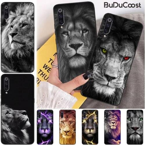 Lion animal Phone Case For Xiaomi Mi 9 9T CC9 CC9E 8 SE Pro A2 Lite 6X 5 A3 A1 Max Mix 2 3