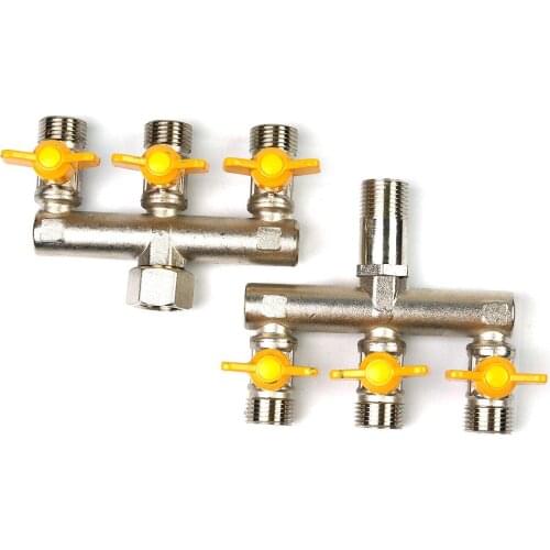 DN15 E Shape Natural Gas Valve Hot Water Ball Rotatable Interface Combinations Home Garden