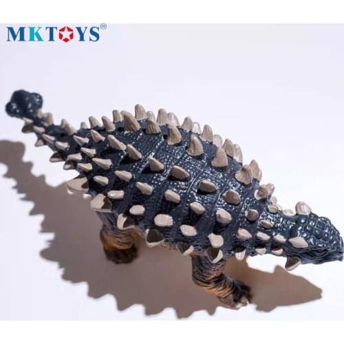 MKTOYS Dinosaur Toys Ankylosaurus Jurassic World Dinosaurios de Juguete Action Figures Dinosaure Model Birthday Gift for Kids
